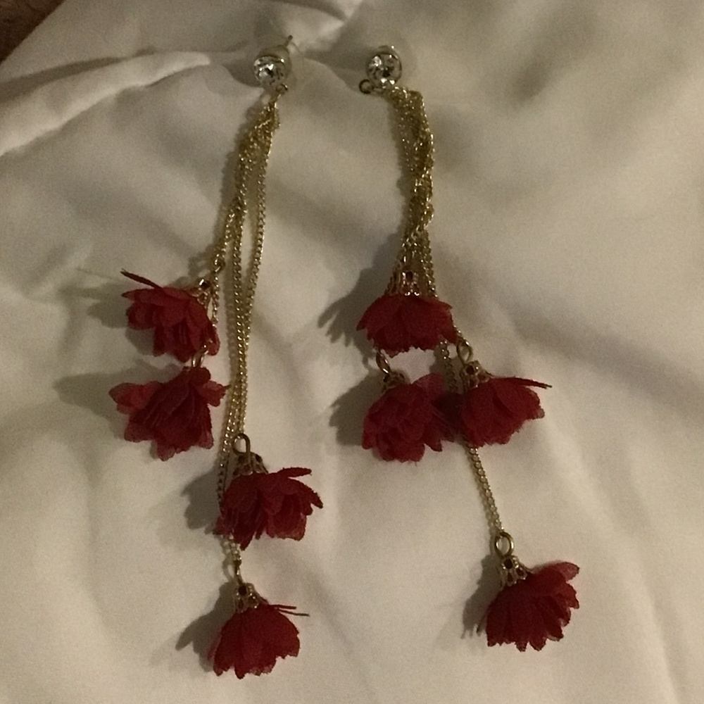 Silk earrings